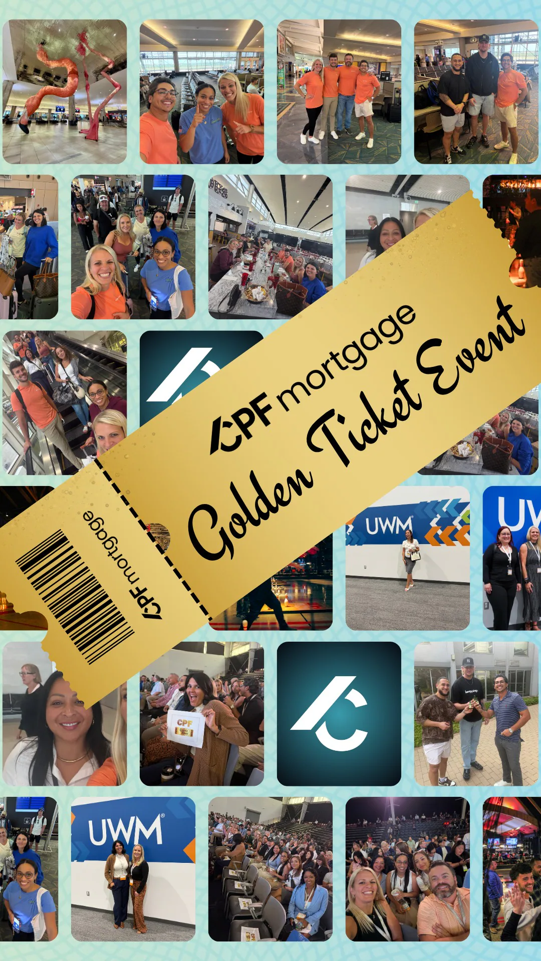 The July Golden Ticket experience kicked off the moment we hit the airport! Our first stop? An epic team-building night 